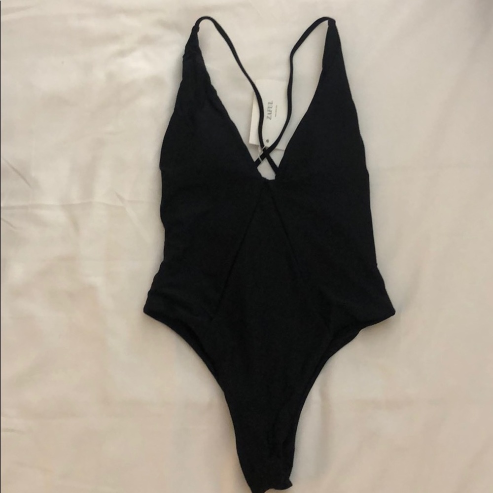High Cut Cross Back Swimwear